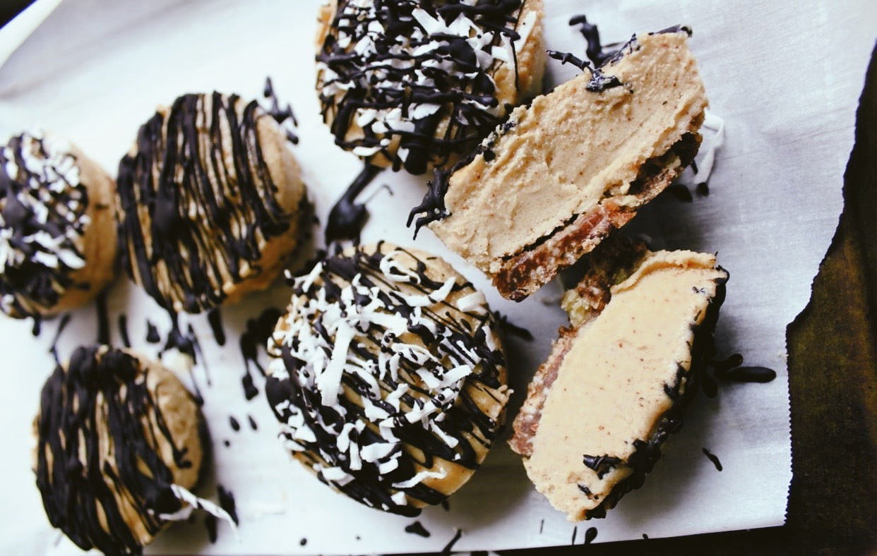 Mini Chocolate-Coconut Cheesecakes