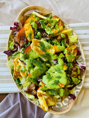 Halloumi and Date Summer Salad