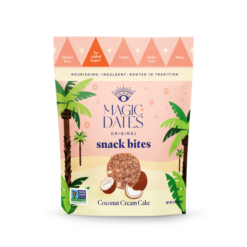 Date Snack Bites Coconut Cream Cake MAGICDATES