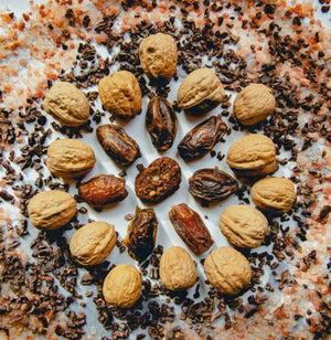Date Snack Bites <br>Salted Walnut Brownie 4 Pack MAGICdATES 
